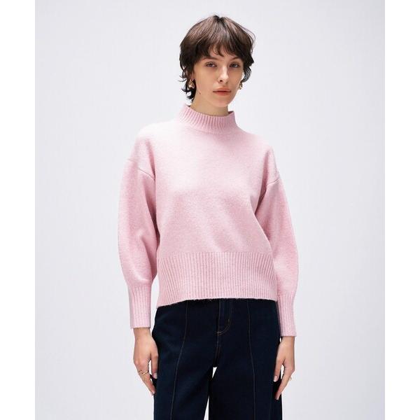 ニット セーター 「手洗い可」ラメハイネックニットプルオーバー レディース