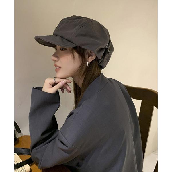 帽子 キャスケット ダブルボタン クラシカル キャスケット レディース メンズ