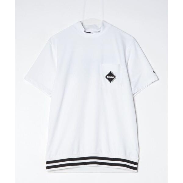 「F.C.R.B.」 ワンポイント半袖Tシャツ S ホワイト メンズ