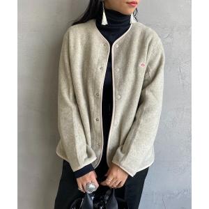 「DANTON」 ジャケット 34 グレイッシュベージュ レディース