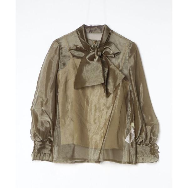 「LILY BROWN」 長袖ブラウス ONE SIZE ブラウン レディース