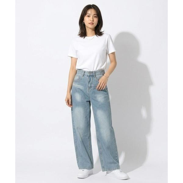 ジーンズ デニム デニムパンツ レディライクワイドレッグデニム レディース