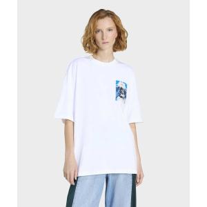 tシャツ 半袖 ドット柄ショートTシャツ シュシュSET レディース