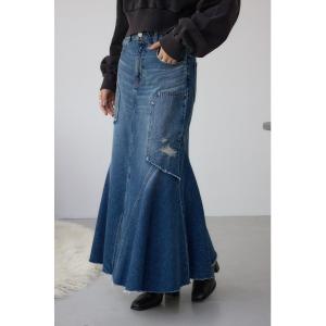 Levi's（リーバイス） デニムスカート テンセル ゴデットフレア