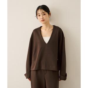 tシャツ フリースバックダンボールプルオーバー「手洗い可能」 レディース