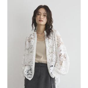 ブラウス シャツ ライン入レースブラウス4 レディース