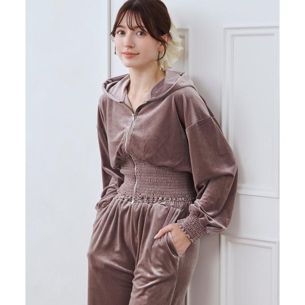 セットアップ 「SET ITEM」velour set up /ベロアセットアップ レディース