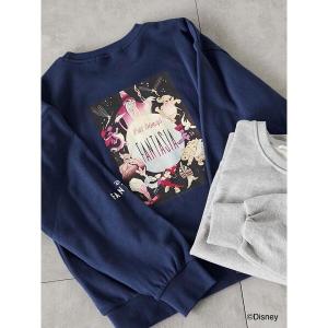 「Disney」FANTASIA/裏毛スウェット1 レディース