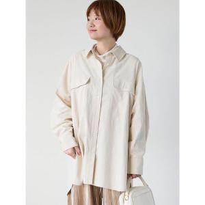 ブラウス シャツ コーデュロイオーバーシャツ レディース