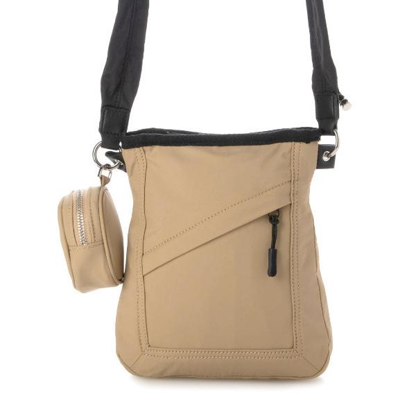 ショルダーバッグ バッグ カシュカシュ cachecache / ミニポーチ付きギャザーショルダーナ...