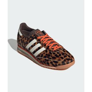 スニーカー adidas/アディダス SL 72 OG W ナイロンアッパー レオパード柄 スニーカー レディース
