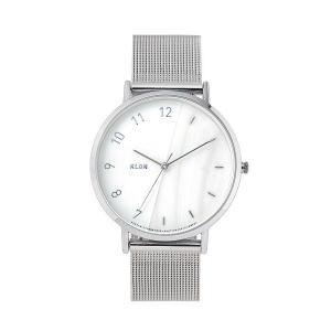 腕時計 KLON CONNECTION HALFSHELL LATTER -SILVER MESH- 38mm レディース メンズ
