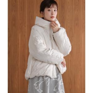 ダウンコート ダウンジャケット ストレッチカシュネックピュアダウン レディース