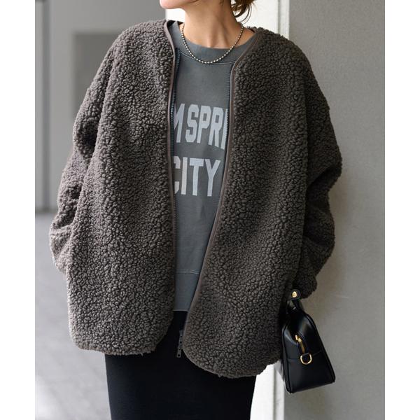 ブルゾン アウター 「WEB限定追加2」別注「Champion/チャンピオン」ボアフリースジャケット...