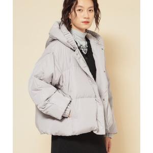 ダウンコート ダウンジャケット 「プリーツレイヤードピュアダウン」 レディース