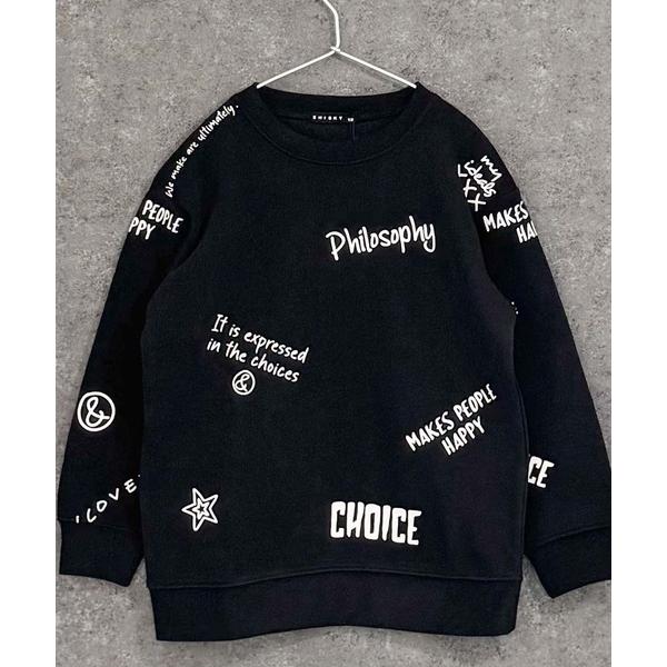 トレーナー  裏起毛 綿タッチ ピリング防止加工　オーバーサイズ トレーナー キッズ 子供服 男の子...