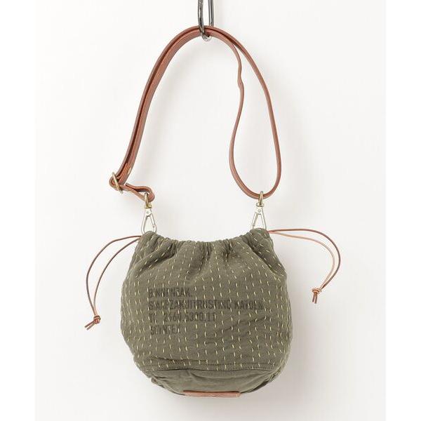 ショルダーバッグ 「BrownBrown」ブラウンブラウン/ リメイク刺子バッグ メンズ レディース