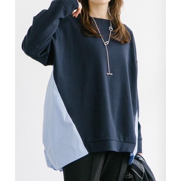 tシャツ ライトダンボールドッキングバルーンプルオーバー レディース