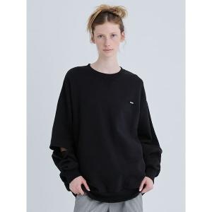 トレーナー スウェット Slit Design Oversized Sweat Top/スリットデザインオーバーサイズスウェットトップ レディース