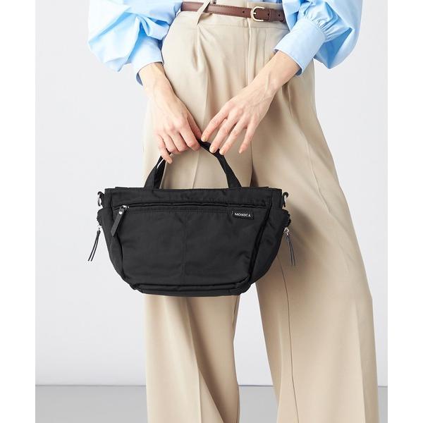 トートバッグ 「MONICA」サイドジップ2WAYトートバッグ レディース