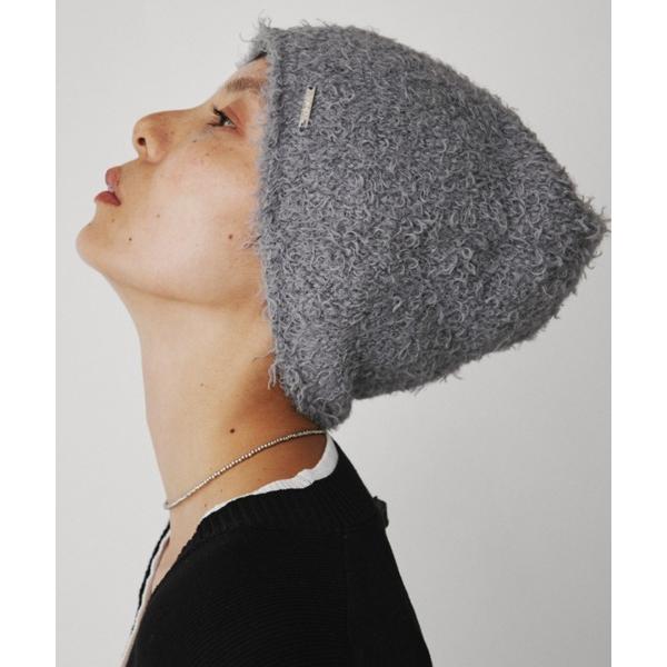 ニット帽 ニットキャップ レディース ループヤーンニットビーニー / Loop Yarn Knit ...