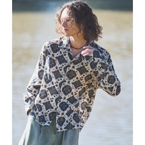 シャツ Retro pattern shirts/レトロパターンシャツ メンズ