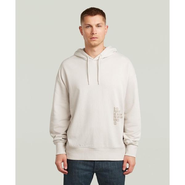 パーカー Back Graphic Hoodie Sweater/ミリタリーディテールバックグラフィ...