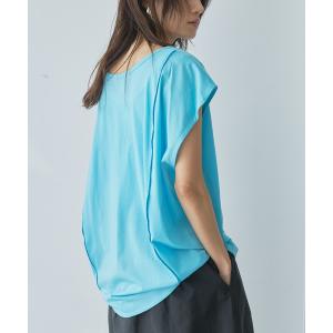 tシャツ スーピマコットンシルケット天竺ノースリーブカットソー レディース