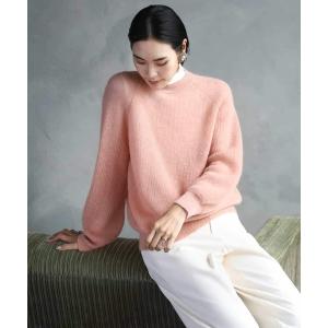 ニット セーター モヘアローゲージニット レディース