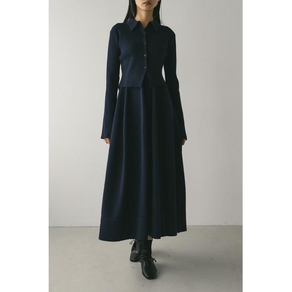 ワンピース 「大人気」2ピースポロニットワンピース