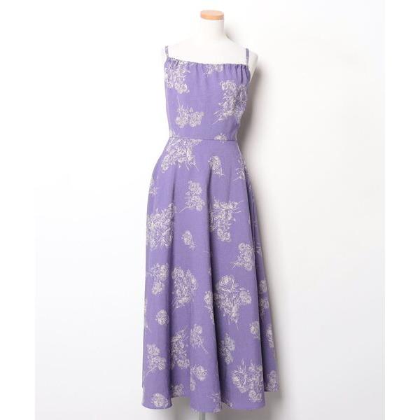 「LILY BROWN」 キャミソールワンピース FREE パープル レディース