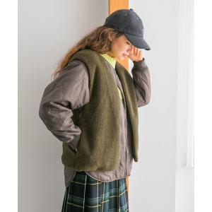 「niko and...」 ベスト MEDIUM カーキ レディース