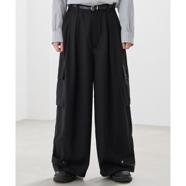 カーゴパンツ 「LUENNA」Wide Leg Cargo Pants / ワイドレッグカーゴパンツ...