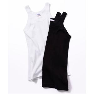 タンクトップ Robert P. Miller / パネルリブタンクトップ / 110C メンズ レディース