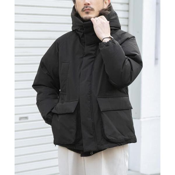 ダウンジャケット ダウン THERMOLITEデタッチャブルフードジャケット メンズ