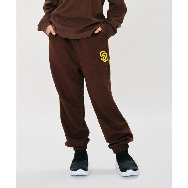 パンツ 「MLB」ワンポイント刺繍スウェットパンツ(スポーティー / リラックスフィット / カジュ...