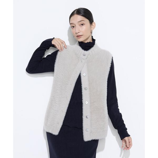 ベスト ジレ マイクロナイロンフェザーヤーン 2WAYベスト レディース