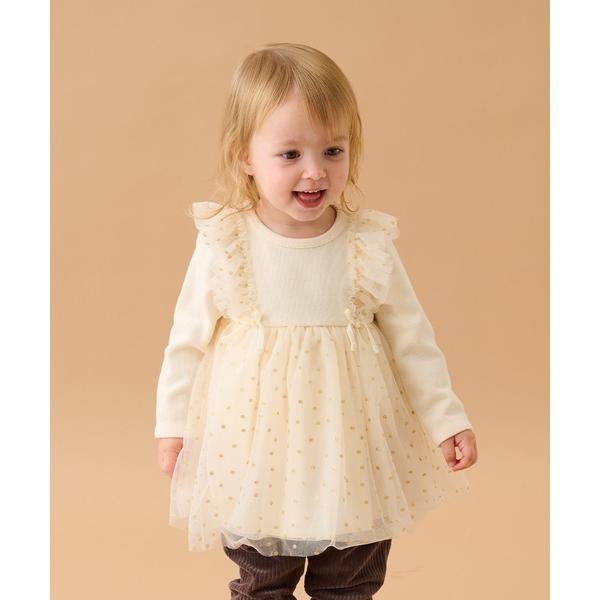 チュニック キラキラドットチュニック キッズ 子供服 女の子