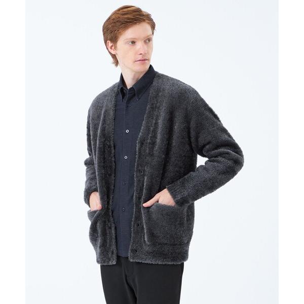 カーディガン Octa(R)使用 Vネックカーディガン メンズ