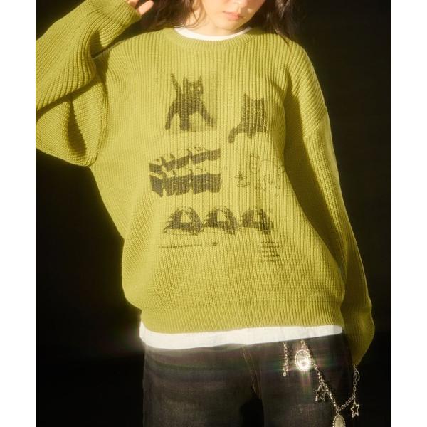 ニット セーター 「UNISEX」VIDEO JOCKEY／hip sterニットプルオーバー レデ...