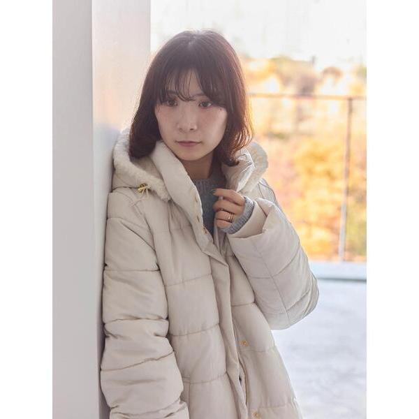 コート アウター スタイルアップパデットコート レディース