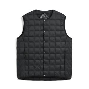 ダウンベスト ベスト TAION/タイオン/Mountain Active CrewNeck Light Down Vest メンズ レディース｜ZOZOTOWN Yahoo!店