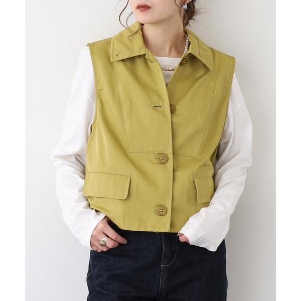 ベスト ジレ A.N.L 2WAYカラーコンパクトベスト レディース