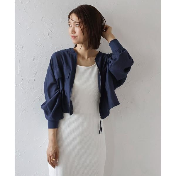 「Bonjour Sagan」 ブルゾン FREE ネイビー レディース