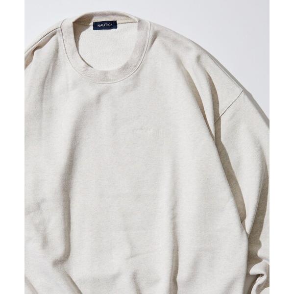「NAUTICA」 スウェットカットソー SMALL アッシュグレー メンズ