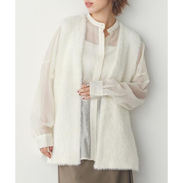 「hunch」 長袖ブラウス FREE アイボリー レディース