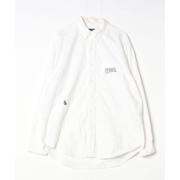 「NAUTICA」 長袖シャツ LARGE ホワイト メンズ