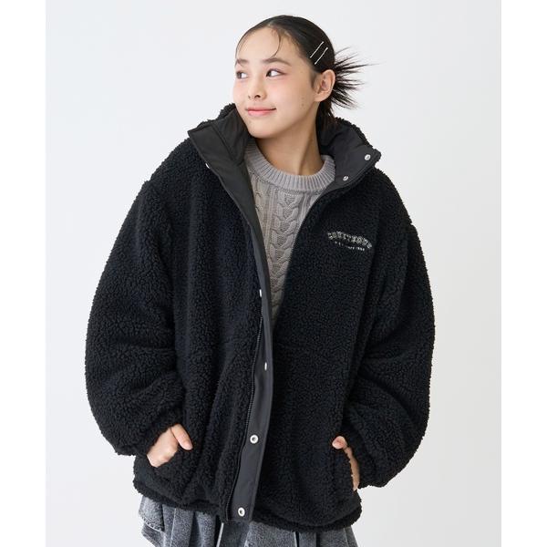 ブルゾン アウター リバーシブルボアブルゾン キッズ 子供服 女の子