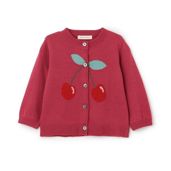 カーディガン チェリーカーディガン キッズ 子供服 女の子