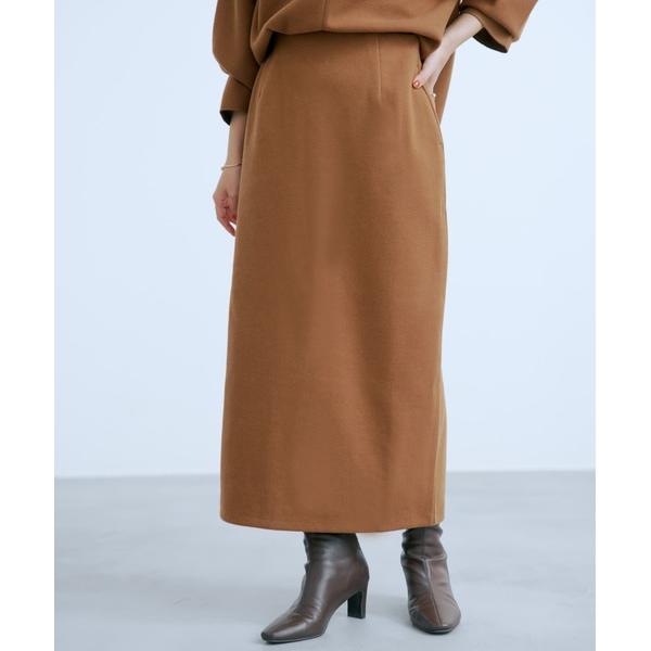 スカート ウールライクジャージースカート 「低身長・小柄女性」
